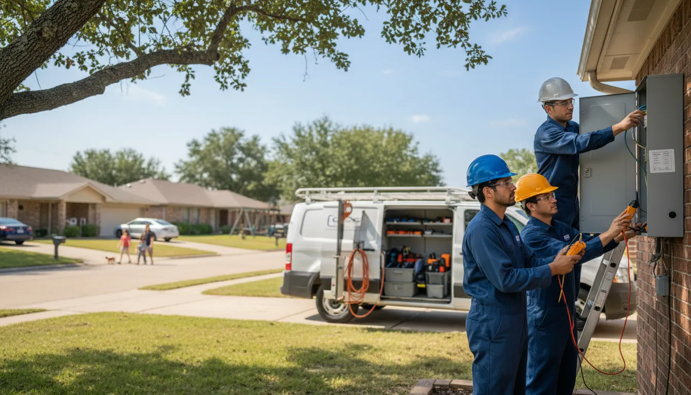 Certified electrician providing emergency electrical services in Center, MO